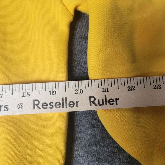 Official GM Corvette Womens Jacket Size S Yellow 1/4 Zip Pullover Sweatshirt - Picture 8 of 9